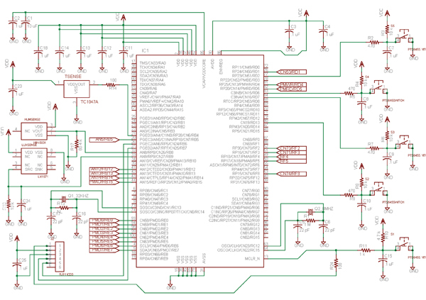 Sensors and switches circuit Sensors and switches circuit